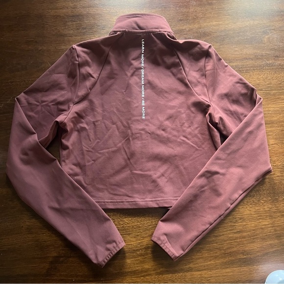 Alphalete Premium Crop Jacket - Chocolate - Picture 2 of 5